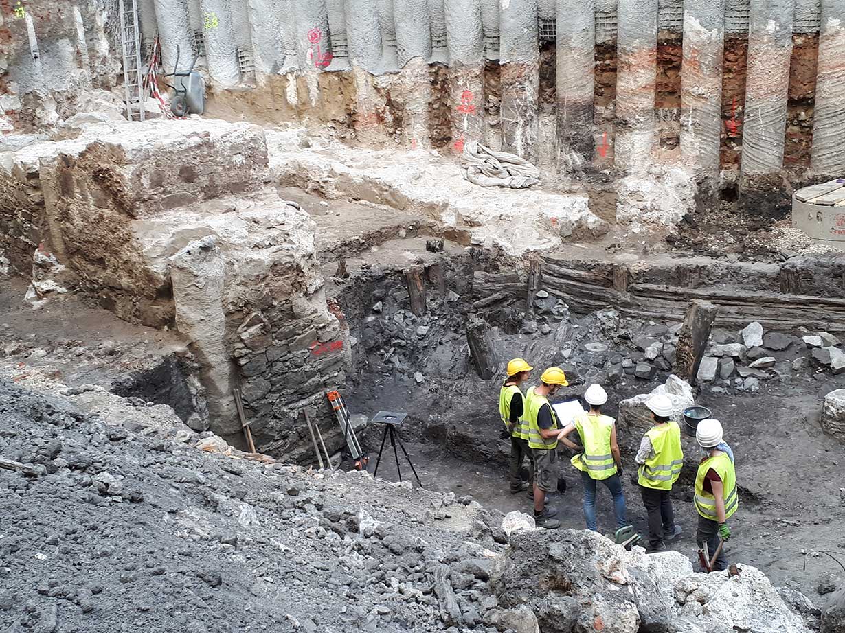 Eine Dosis Stadtbefestigung und mehr Stadtarchäologie Wien